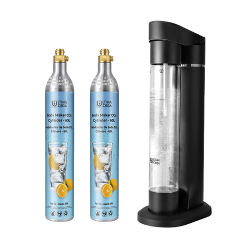 Ultima Cosa Presto Frizzante Soda Maker (Two 60L CO2 cylinders)